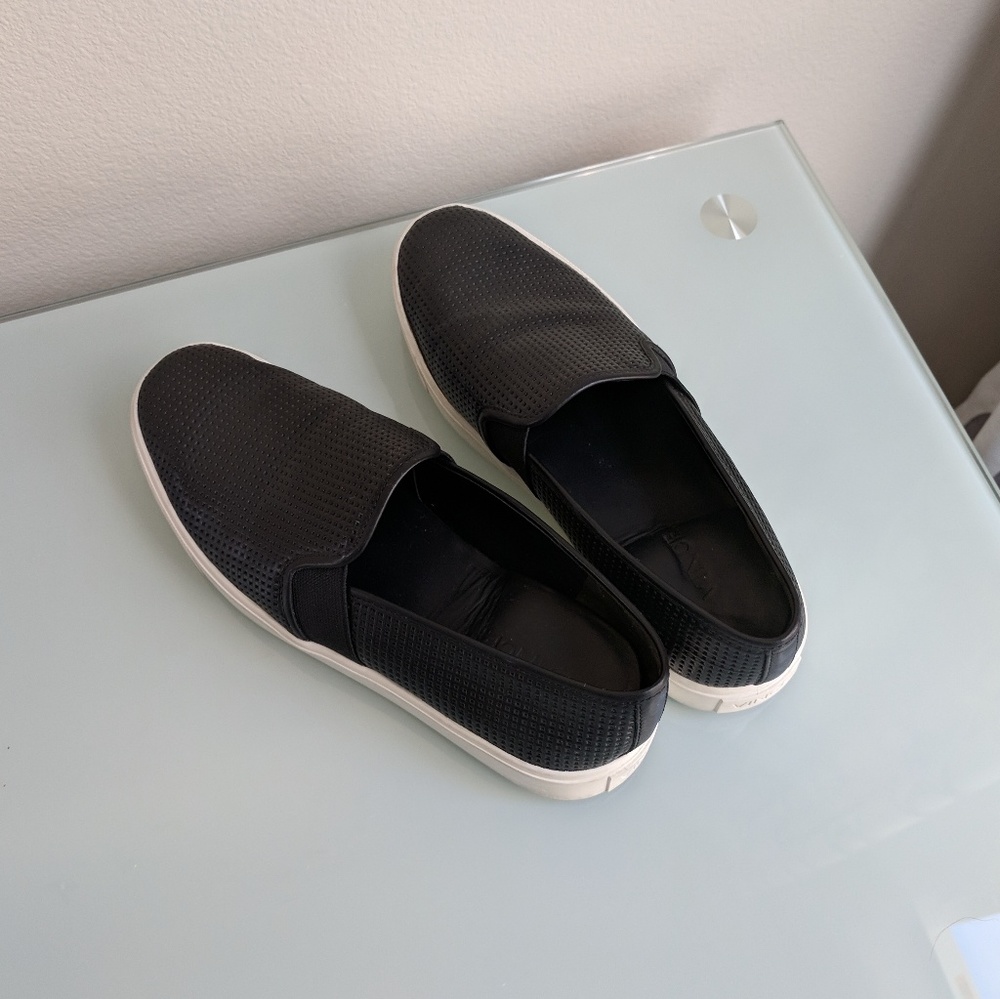 Vince Blair slip-on sneakers black leather